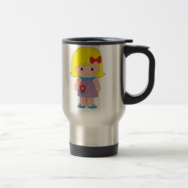 Liten flicka resemugg (Höger)