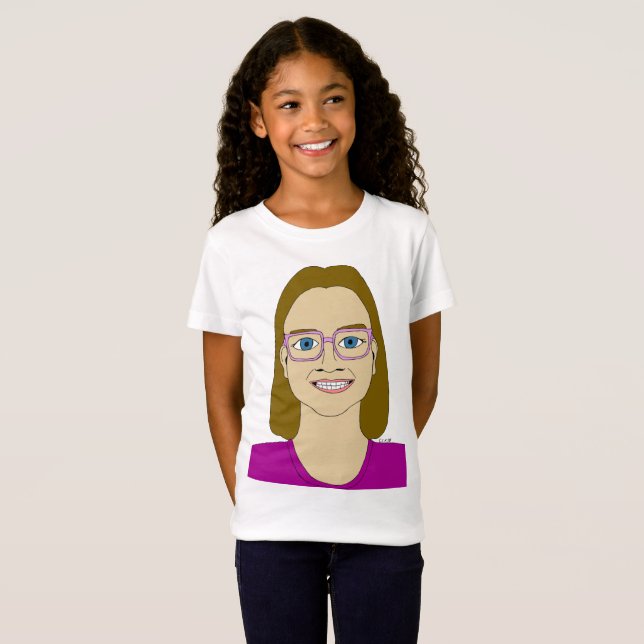 liten flicka T-Shirt (Hel framsida)