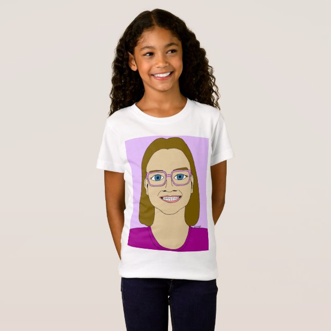 liten flicka  t shirt (Hel framsida)