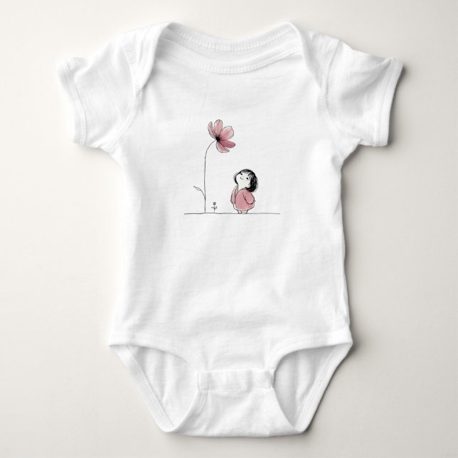 liten flicka t shirt (Framsida)