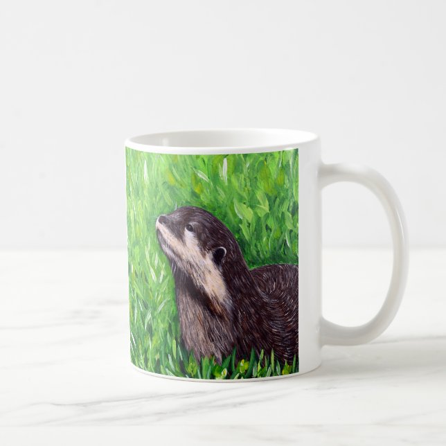 Liten flodutterns målning kaffemugg (Höger)