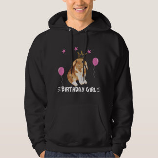 Liten födelsedagsbunny prinsessa söt kanin gi hoodie