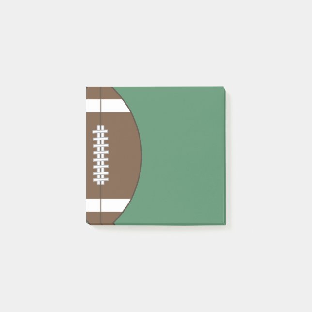 Liten fotbollsnotisblockpresent post-it block (Framsida)