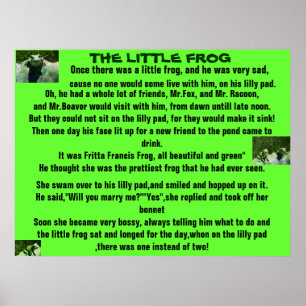 LITEN FROG,DIKT poster