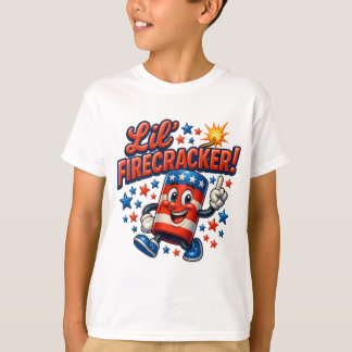 Liten fyrverkerifrenesi t shirt