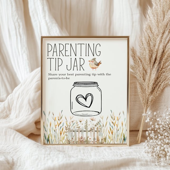 Liten gård Bebis Babyshower Föräldraskap Tipsburks Poster (Skapare uppladdad)