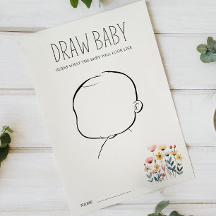 Liten gårds djur Baby Shower Rita Baby Lek Flygblad