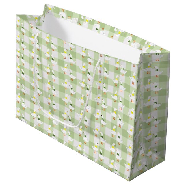 Liten Gås Bebis Shower (Framsidan Vinklad)