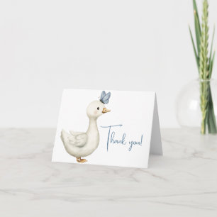 Liten gås tackkort – Gås baby shower