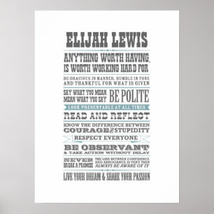 Liten gentleman poster