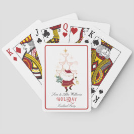 Liten Glad Jul Martini Kontor Jul Santa Casinokort