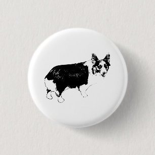 Liten glädje Corgi Knapp