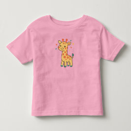 Liten Gnu-Giraff Söt Djur Anpassad Design T Shirt