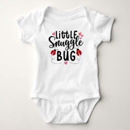 Liten goseknudde kortärmad baby bodysuit t shirt