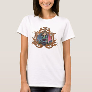 Liten gotisk saga och drakfantasi konst t-shirt