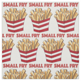 Liten grå Fransk Fries Food Baby Shower Tyg