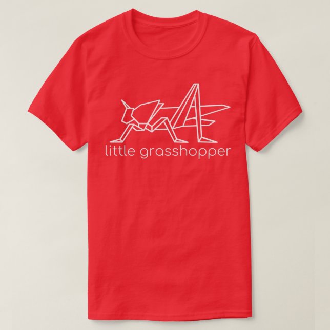 liten gräshoppor t shirt (Design framsida)
