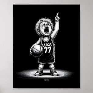 Liten gråt Luka av arg med och förbannad på dig Poster