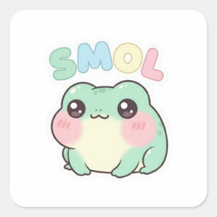 Liten Groda Klistermärke Söt Baby Groda Kawaii Est