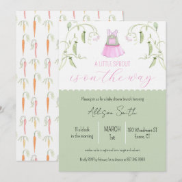 Liten Grodd Baby Shower Inbjudan