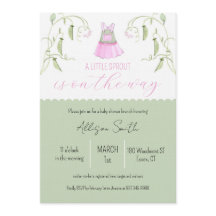 Liten Grodd Baby Shower Inbjudan