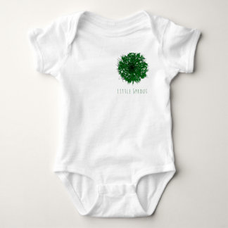 Liten Grodd" - Minimalistisk Grön Natur Babykropp T Shirt