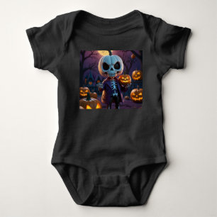 Liten grön monster & Pumpa vän T Shirt