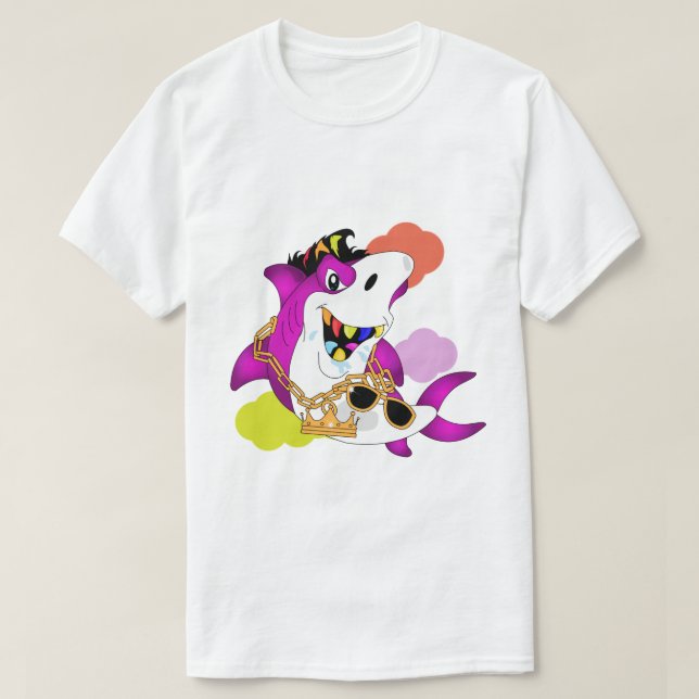 Liten haj  t shirt (Design framsida)