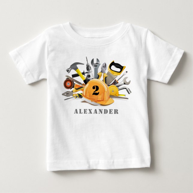 Liten Handyman under uppbyggnadsdagen T Shirt (Framsida)