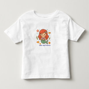 Liten havsdreamer sjöjungfru – Söt tjej t-shirt fö