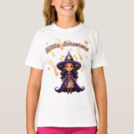 Liten häxa – Barn Halloween T-Shirt