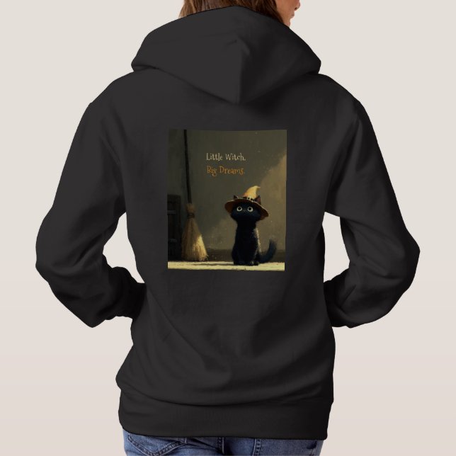 Liten häxa, stora drömmar t shirt (Baksida)