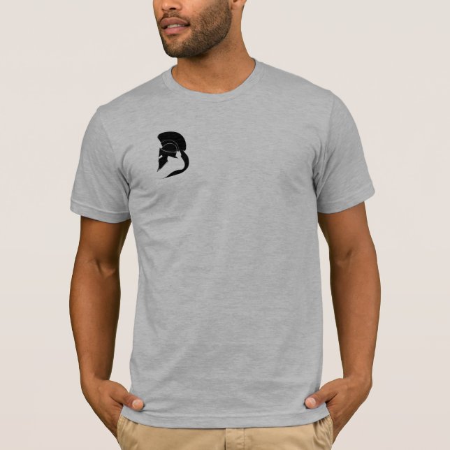 Liten Helmet. för spartansk taktisk T-shirt (Framsida)