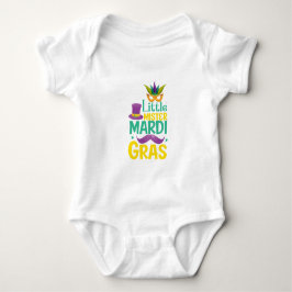 Liten herr Mardi Gras Baby Body T Shirt