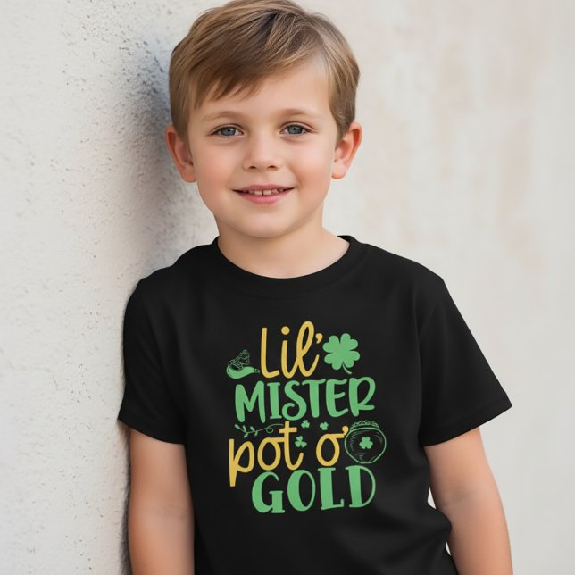 Liten herr Pot O Gold St Patrick T-Shirt Barn (Skapare uppladdad)