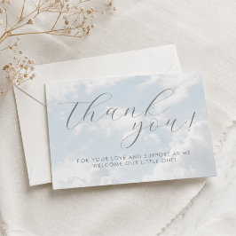 Liten himmelbit Baby Shower Drömmig Tack Kort