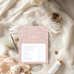 Liten himmelbit rosa Price is Right-lek  Inbjudningar
