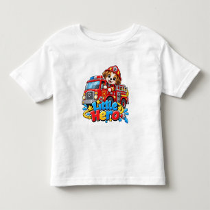 Liten hjältebrandman (pojke) t shirt