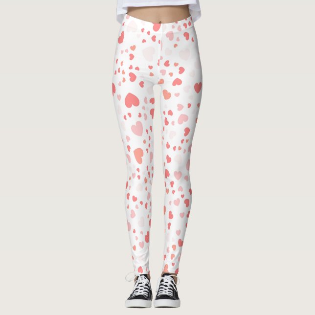 Liten hjärttryck Leggings (Framsida)
