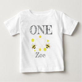 Liten Honey T-Shirt Barn 1-årsdag