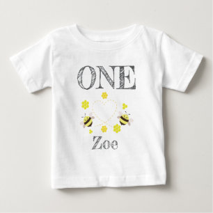 Liten Honey T-Shirt Barn 1-årsdag