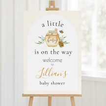 Liten honung är på väg Bee Baby Shower Välkommen