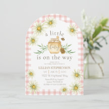 Liten honung på väg Bee Pink Baby Shower 