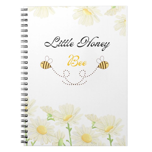 Liten honungsbinanteckningsbok anteckningsbok (Framsidan)