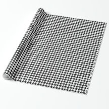 Liten Houndstooth för svart vit kontroll