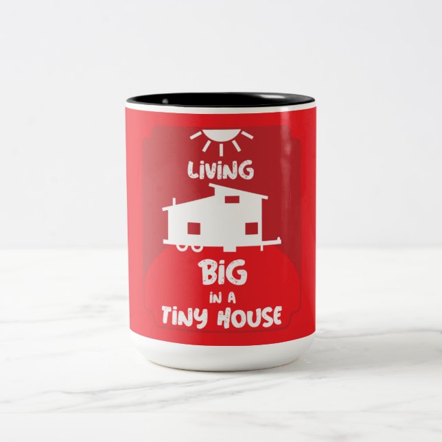 Liten House Living - Tiny Homes Two-Tone Coffee Två-Tonad Mugg (Center)