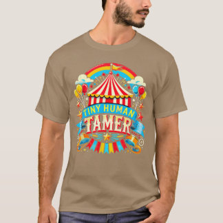 Liten Humanamer Cirkus Karneval Personal familj T Shirt
