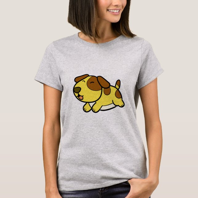 Liten hund T-shirt (Framsida)