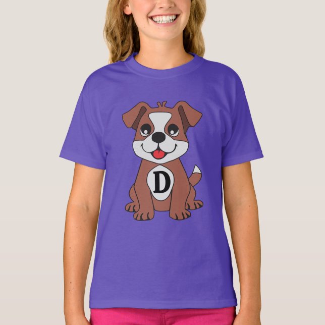 liten hund t shirt (Framsida)