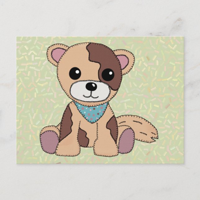 liten hund vykort (Framsida)